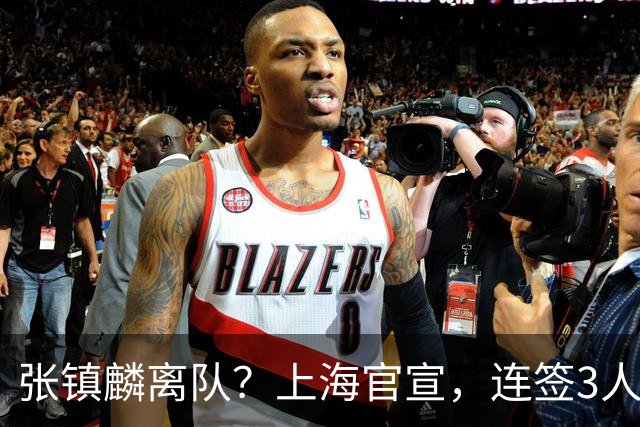 张镇麟离队？上海官宣，连签3人，1顶薪合同+1个C类+1个B类